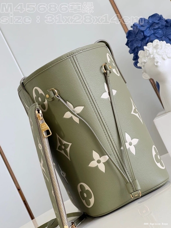 Aaa replica bags NEVERFULL LOUIS VUITTON MM 0801